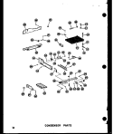 CONDENSOR PARTS Diagram and Parts List for SDI22W P6034020W Amana Refrigerator
