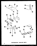 REF INTERIOR PARTS Diagram and Parts List for SDI22W P6034046W Amana Refrigerator