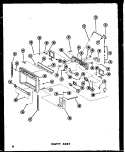 CAVITY ASSY Diagram and Parts List for SDI22W P6034046W Amana Refrigerator