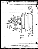 Part Location Diagram of D7466601 Whirlpool EGG TRAY