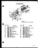 ICE MAKER PARTS Diagram and Parts List for SDI22D P7390016W Amana Refrigerator