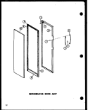 REF DOOR ASSY Diagram and Parts List for SP19E P7410002W Amana Refrigerator