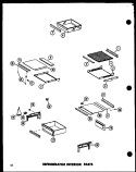 Part Location Diagram of D7219727 Whirlpool PAN, CRISPER ASSEMBLY