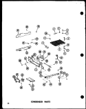 CONDENSOR PARTS Diagram and Parts List for SP19E P7410002W Amana Refrigerator