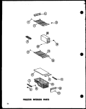 FZ INTERIOR PARTS Diagram and Parts List for SP19E P7487002W Amana Refrigerator