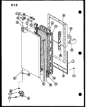 Page 2 Diagram and Parts List for SLDI22F-1 P7540014W Amana Refrigerator
