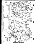 REF ACCESSORY Diagram and Parts List for SLDI22F-1 P7540014W Amana Refrigerator