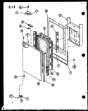 Page 1 Diagram and Parts List for SLDI22F P7540019W Amana Refrigerator