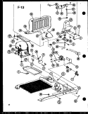 Page 9 Diagram and Parts List for SLDI22F P7540019W Amana Refrigerator