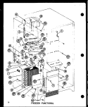 FZ FUNCTIONAL Diagram and Parts List for SR19F1G P7700008W G Amana Refrigerator