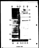 EXTERIOR PARTS Diagram and Parts List for SDI22D  Amana Refrigerator