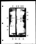 EXTERIOR PARTS Diagram and Parts List for SDI22D  Amana Refrigerator