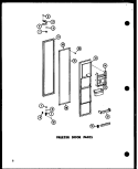 FZ DOOR PARTS Diagram and Parts List for ESR22N-L P7332045W L Amana Refrigerator