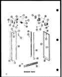INTERIOR PARTS Diagram and Parts List for ESR22N-L P7332045W L Amana Refrigerator