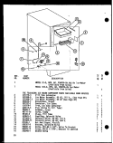 Page 12 Diagram and Parts List for ESR22D P7390020W Amana Refrigerator