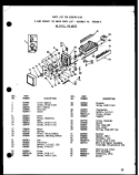 8 CUBE COMPACT ICE MAKER Diagram and Parts List for ESR22D P7390020W Amana Refrigerator