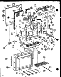 Page 10 Diagram and Parts List for SLDI25G P7642105W Amana Refrigerator