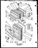 Page 6 Diagram and Parts List for ETM17G  Amana Refrigerator