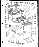 INTERIOR PARTS 17 CU. FT. Diagram and Parts List for ETM17G  Amana Refrigerator