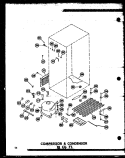COMPRESSOR & CONDENSOR 18 CU. FT. Diagram and Parts List for ETM18J-A P6023616W A Amana Refrigerator