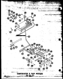 EVAP & FAN MOTORS 18 CU. FT. Diagram and Parts List for ETM18N-A P6030329W A Amana Refrigerator