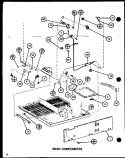 REAR COMPONENTS Diagram and Parts List for TR18H P7711007W Amana Refrigerator