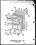 Part Location Diagram of D7165301 Whirlpool PANEL, INNER DOOR