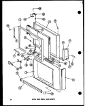 UPPER DOOR PARTS (ESRF / ESRFC) Diagram and Parts List for ESRF14C P7395309W Amana Refrigerator