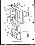 LOWER DOOR PARTS (ESRF / ESRFC) Diagram and Parts List for ESRF14C P7395309W Amana Refrigerator