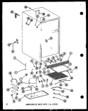 COMPRESSOR / ICE MAKER PARTS (TM / ESRFC) Diagram and Parts List for ESRFC14D P7395314W Amana Refrigerator