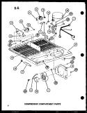 Part Location Diagram of D7595302 Whirlpool CONDENSER SHROUD