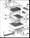 Part Location Diagram of D7584206 Whirlpool SHELF WIRE M K