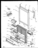 Part Location Diagram of 10183952 Whirlpool TRIM, DOOR SHELF