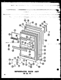 Part Location Diagram of D7143201 Whirlpool PANEL, INNER DOOR