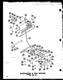 EVAP & FAN MOTOR 18 CU. FT. Diagram and Parts List for ETM18J P6017808W Amana Refrigerator