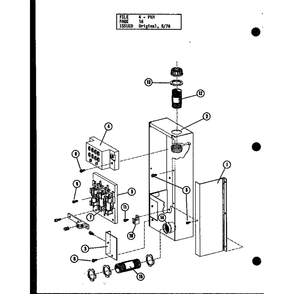 Diagram 1 Diagram and Parts List for D54475-3 P54475-3C Amana Air Conditioner