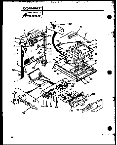 Section 9 Diagram and Parts List for ARC-2B P85122-2S Amana Range