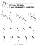 WIRES & TERMINALS Diagram and Parts List for  Speed Queen Dishwasher