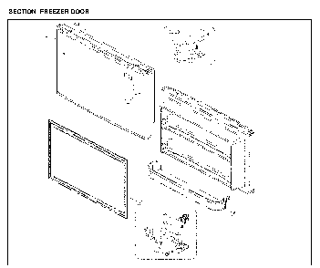 Freezer Door Diagram and Parts List for 11161209713  Kenmore Refrigerator