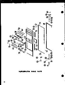 Refrigerator Door Parts Diagram and Parts List for SD19W-P60340-9W  Amana Refrigerator