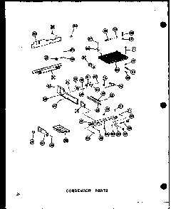 Condensor Parts Diagram and Parts List for SDI22N-1-C-P60230-91WC  Amana Refrigerator