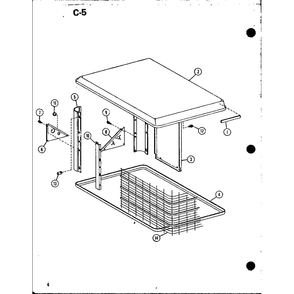 Diagram 4 Diagram and Parts List for ERHQ18-W01A P67845-1C Amana Air Conditioner