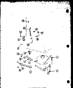 Compressor Parts Diagram and Parts List for U23B-G P60345-52WG Amana Freezer