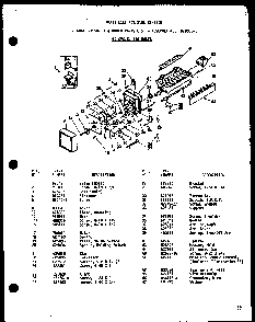 Section 10 Diagram and Parts List for SP19E-L-P74100-2WL  Amana Refrigerator