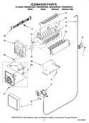 Part Location Diagram of WP2303583 Whirlpool Bracket, Ice Maker Mounting