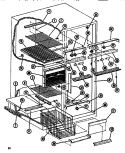 Page 4 Diagram and Parts List for SDI525F1 P7540016W Amana Refrigerator
