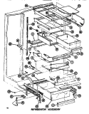 REF ACCESSORY Diagram and Parts List for SDI525F1 P7642501W Amana Refrigerator