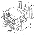 Page 1 Diagram and Parts List for RBL39AA0,5 P11417155NL Amana Range