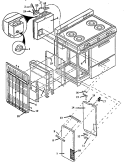 Page 2 Diagram and Parts List for RBL39AA0,5 P11417155NL Amana Range
