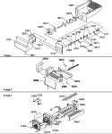 ICE BUCKET AUGER, IM & IM PARTS Diagram and Parts List for SRD325S5E P1307202W E Amana Refrigerator